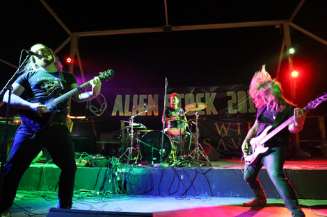 Wily Savage plays on the main stage.